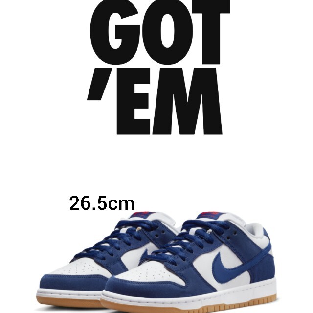 国内正規品 Dunk SB Los Angeles ドジャース 26.5cm