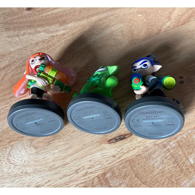 任天堂(ニンテンドウ)の【初期化済】スプラトゥーン amiibo アミーボ 3点セット エンタメ/ホビーのフィギュア(ゲームキャラクター)の商品写真