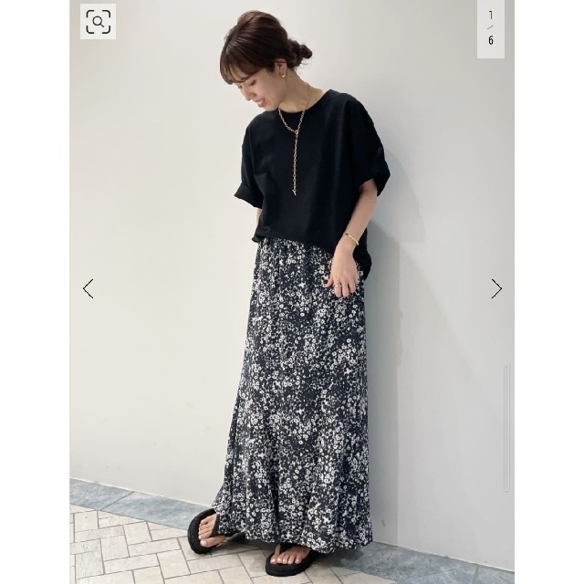 Plage(プラージュ)の完売品 【Plage】プラージュContrast flower スカート レディースのスカート(ロングスカート)の商品写真