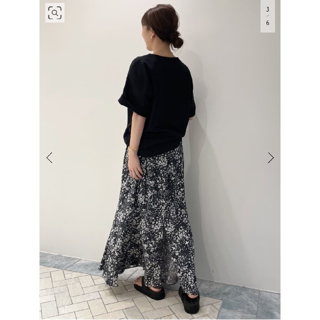 Plage(プラージュ)の完売品 【Plage】プラージュContrast flower スカート レディースのスカート(ロングスカート)の商品写真