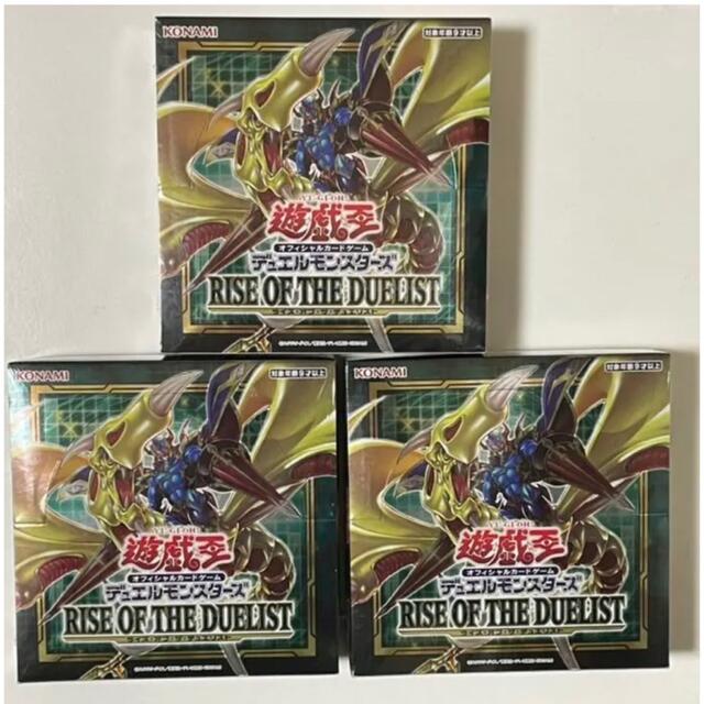 遊戯王　ライズオブザデュエリスト  box  シュリンク付き　5箱（未開封）