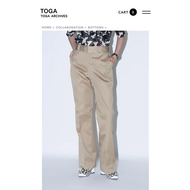 カジュアル↱ TOGA - 今期 TOGA × DICKIESコラボレーションフレアー
