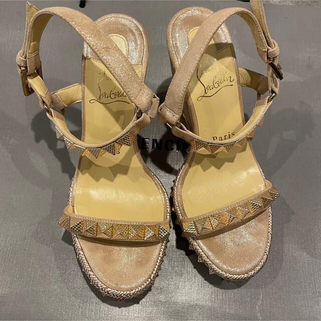 SALE】スタッズ付きルブタンサンダルChristian Louboutin