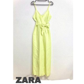 ザラ(ZARA)のZARA レモンイエロー　サロペット　美品　値下げ！(サロペット/オーバーオール)