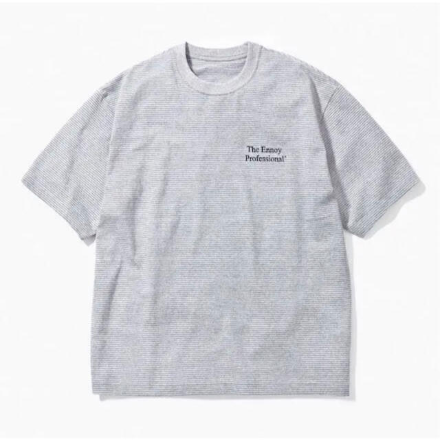 トップスennoy Ｌサイズ S/S Border T-Shirt GRAY NAVY