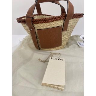 ロエベ(LOEWE)のloewe  スモール　ロエベ　バッグ　ブラウン　タン(かごバッグ/ストローバッグ)