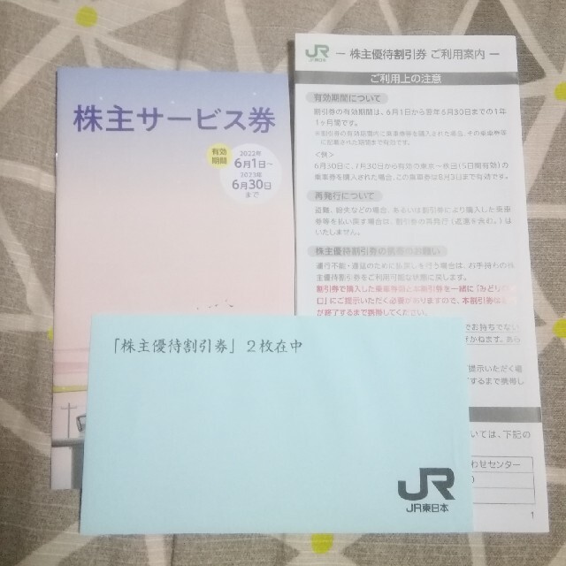 JR東日本株主優待割引券