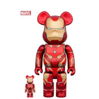 ベアブリック(BE@RBRICK)のBE@RBRICK IRON MAN MARK 50 100％ & 400％(その他)