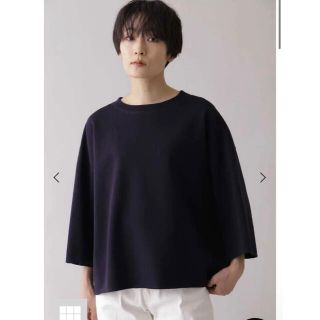 ユナイテッドアローズ(UNITED ARROWS)のYLEVE ネイビー　トップス(シャツ/ブラウス(長袖/七分))