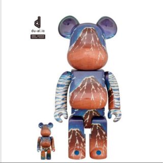 ベアブリック(BE@RBRICK)のBE@RBRICK 葛飾北斎 「冨嶽三十六景 凱風快晴」100％ & 400％(その他)