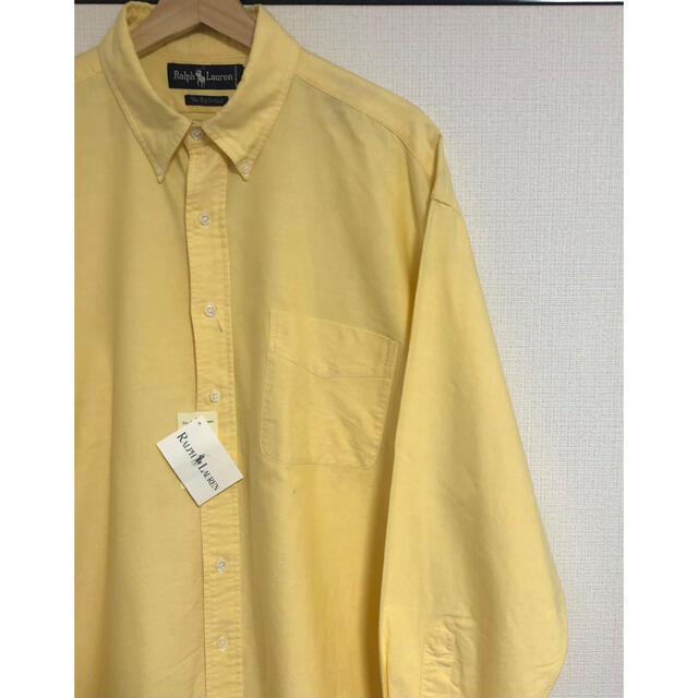 90s ポロ ラルフローレンBIG OXFORD ビッグ シャツ ビームス 開襟 3