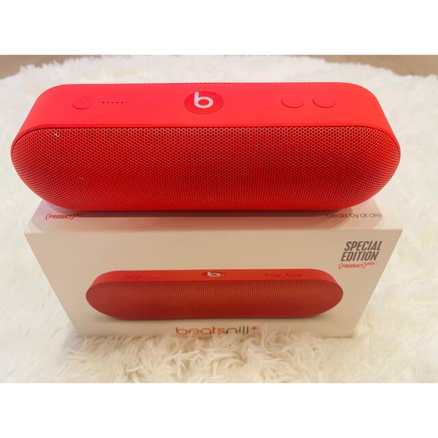 Beats by Dr Dre(ビーツバイドクタードレ)のbeats by dr.dre pill + Blooth スピーカー　赤 スマホ/家電/カメラのオーディオ機器(スピーカー)の商品写真