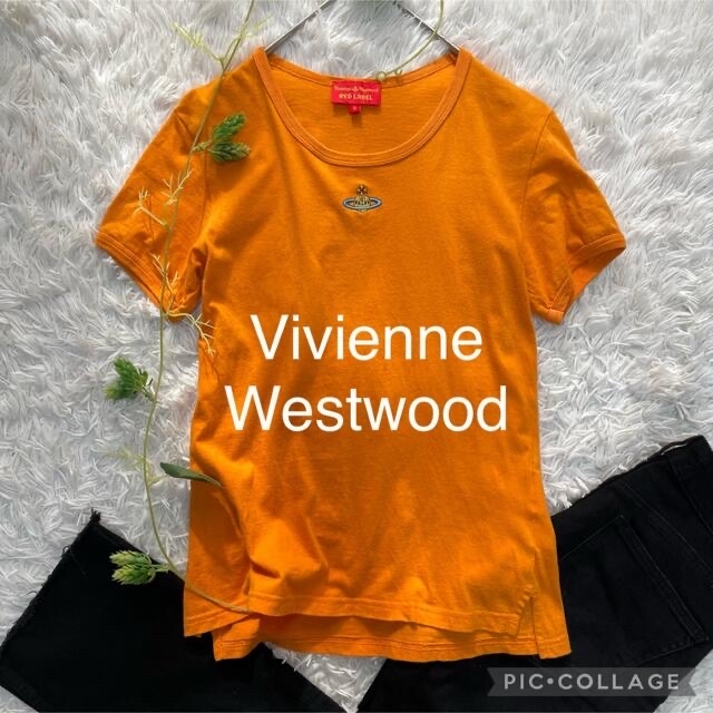 Vivienne Westwood(ヴィヴィアンウエストウッド)のVivienne Westwood RED LABEL Tシャツ　オーヴ刺繍 レディースのトップス(Tシャツ(半袖/袖なし))の商品写真