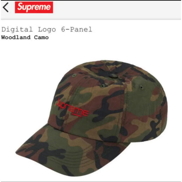 商品説明新品supreme20ss supremeDigital Logo 6panel