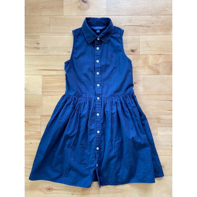 POLO RALPH LAUREN(ポロラルフローレン)のポロラルフローレン　POLO RALPHLAUREN ワンピース　7Y キッズ/ベビー/マタニティのキッズ服女の子用(90cm~)(ワンピース)の商品写真