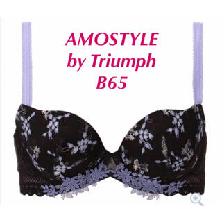 アモスタイル(AMO'S STYLE)のスケッチーフラワー チャーミングラマースウィートハート B65(ブラ)