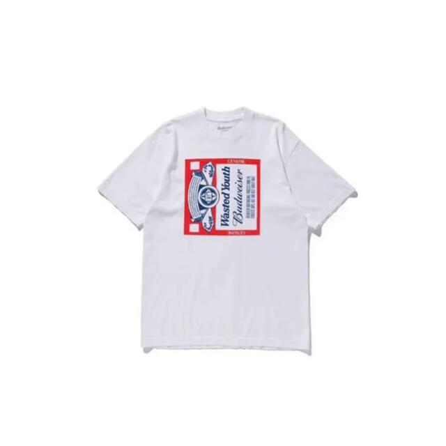 HUMAN MADE(ヒューマンメイド)のwasted youth budweiser Tシャツ　Lサイズ　BOX付き メンズのトップス(Tシャツ/カットソー(半袖/袖なし))の商品写真