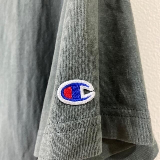 emmi atelier(エミアトリエ)のemmi × Champion Tシャツ　USED  グリーン レディースのトップス(Tシャツ(半袖/袖なし))の商品写真