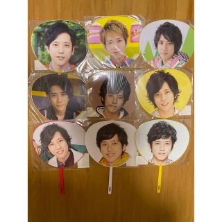 アラシ(嵐)の嵐 二宮和也 ミニうちわ ライブグッズ(アイドルグッズ)