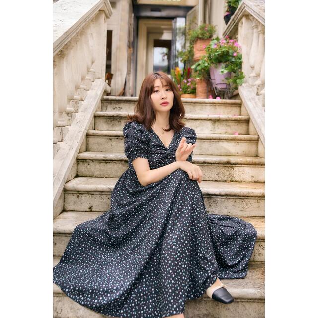 流行に Herlipto Roseraie Long Dress ☆ 5/28まで ロングワンピース ...