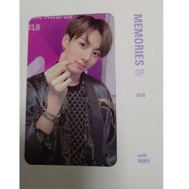 BTS MEMORIES 2018 Blu-ray ジョングク トレカ+台紙 K-POP/アジア CD