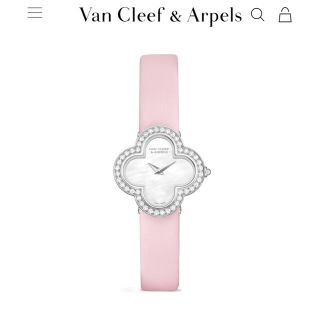 ヴァンクリーフアンドアーペル(Van Cleef & Arpels)の【正規品】Van Cleef & Arpelsサテンストラップ(腕時計)