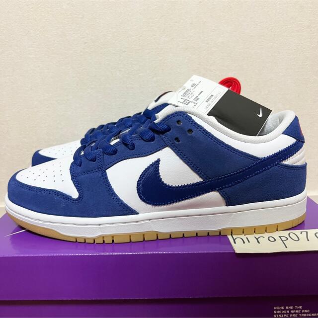 NIKE(ナイキ)のNIKE SB DUNK LOW ディープロイヤルブルードジャース 27.0cm メンズの靴/シューズ(スニーカー)の商品写真