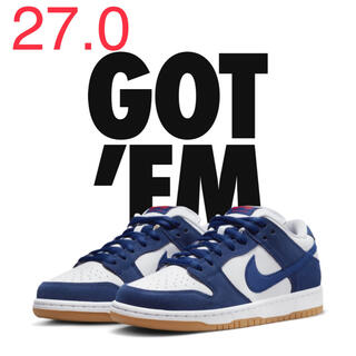 ナイキ(NIKE)のNIKE SB DUNK LOW ディープロイヤルブルードジャース 27.0cm(スニーカー)