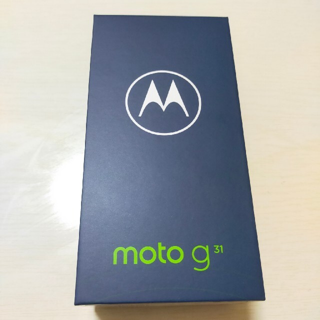 Motorola(モトローラ)の【新品・未開封】Motorola moto g31 ミネラルグレイ　※翌日発送 スマホ/家電/カメラのスマートフォン/携帯電話(スマートフォン本体)の商品写真