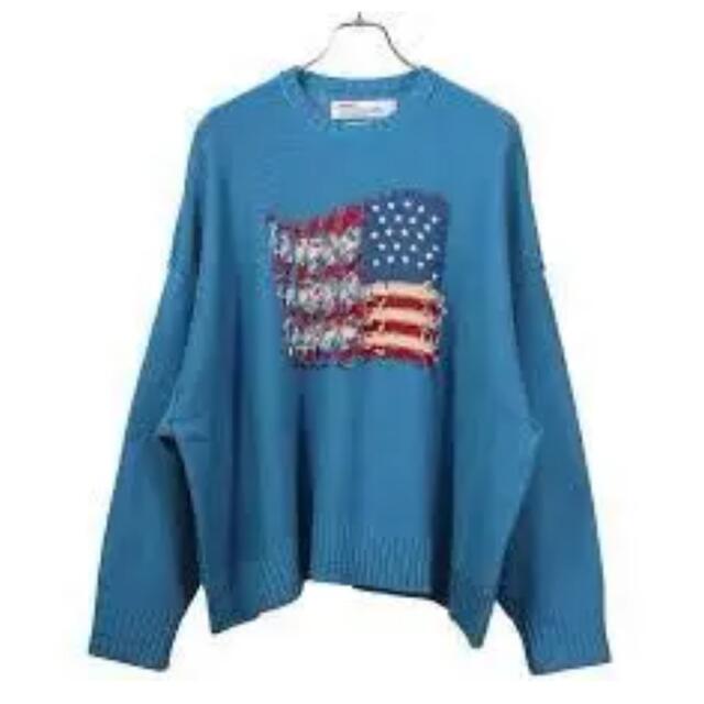 dairiku America Knit Hoodie 星条旗