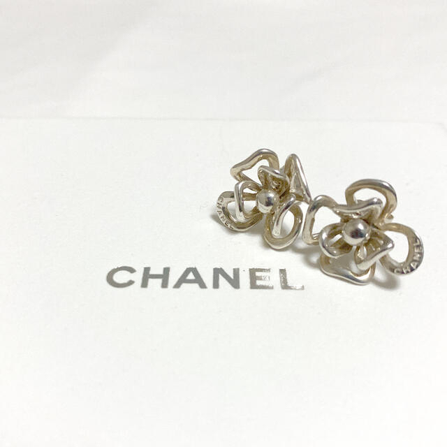 CHANEL クルーズコレクション silver925 カメリアピアス