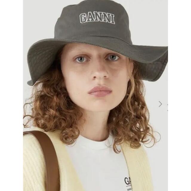 TOMORROWLAND - 新品未使用✩GANNI ガニー バケットハット カーキ