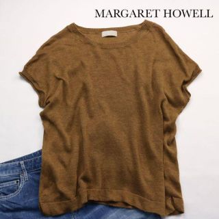 マーガレットハウエル(MARGARET HOWELL)のマーガレットハウエル✨FINE LINEN リネン100% サマーニット(ニット/セーター)