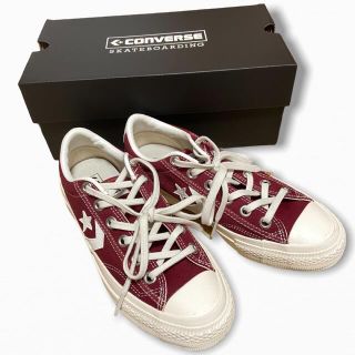 コンバーススケートボーディング(CONVERSE SKATEBOARDING)の《コンバース》スケートボーディング　スニーカー　23.5 ダークレッド(スニーカー)