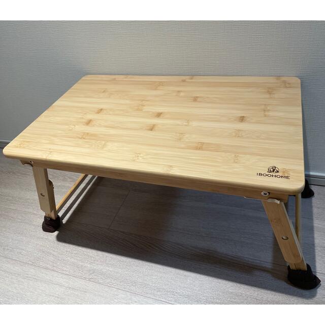 折り畳みテーブル（高さ調整可能） インテリア/住まい/日用品の机/テーブル(折たたみテーブル)の商品写真