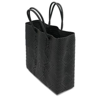 イデー(IDEE)の#05 MERCADO BAG 新品・未使用　BLACK 期間限定販売(かごバッグ/ストローバッグ)