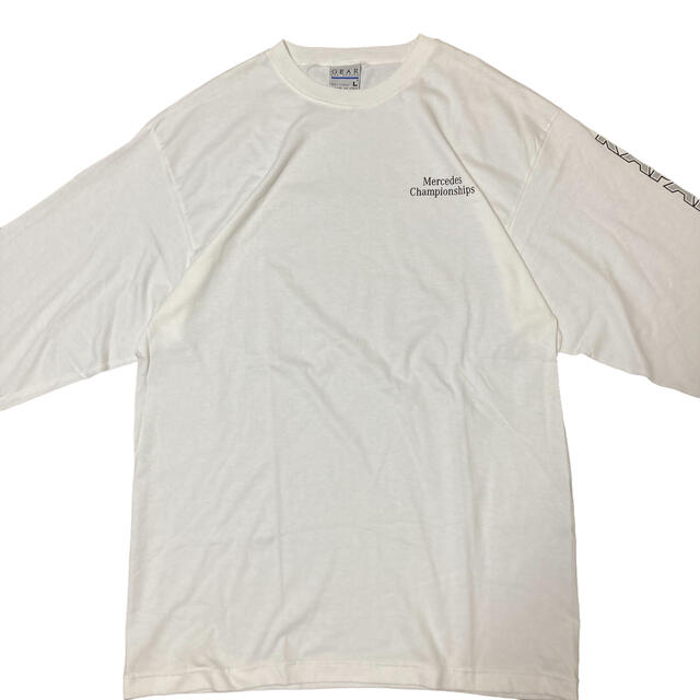 Ameri VINTAGE(アメリヴィンテージ)の未使用 USA製 ロングTシャツ ビッグシルエット 白T US 古着 L メンズのトップス(Tシャツ/カットソー(七分/長袖))の商品写真