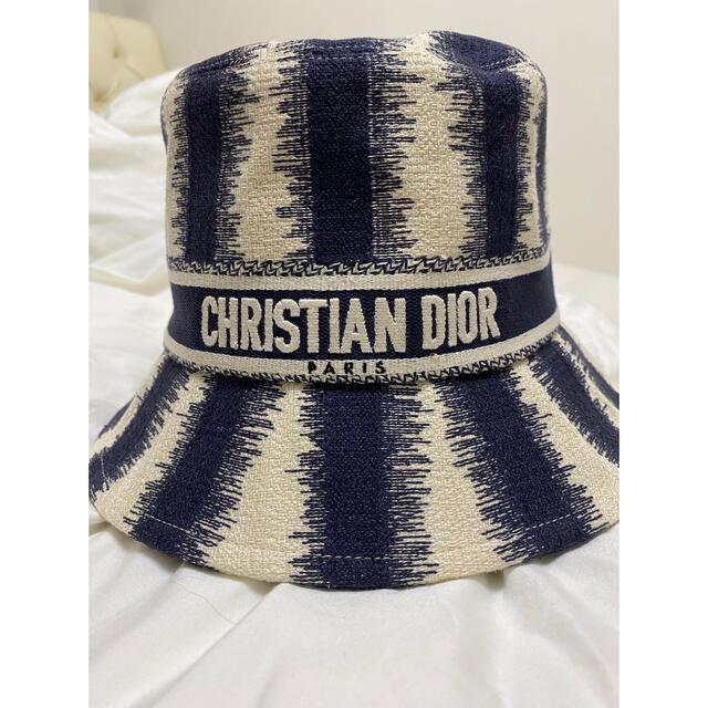 海外最新 Christian Dior - ディオール オブリーク バケットハット