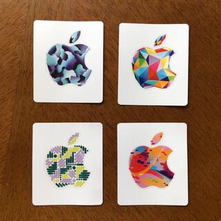 アップル(Apple)のApple アップル ギフトカード ステッカー 4枚セット(シール)