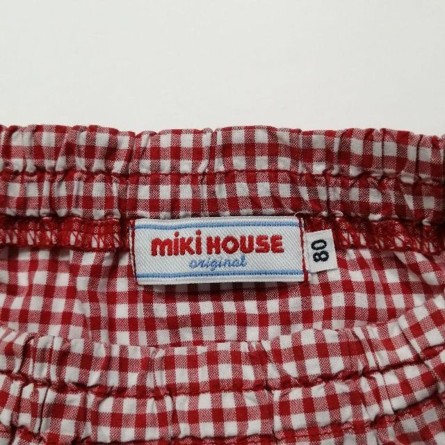 mikihouse(ミキハウス)の✨美品✨ミキハウス ORIGINAL　スカート　チェック柄　80cm キッズ/ベビー/マタニティのベビー服(~85cm)(スカート)の商品写真