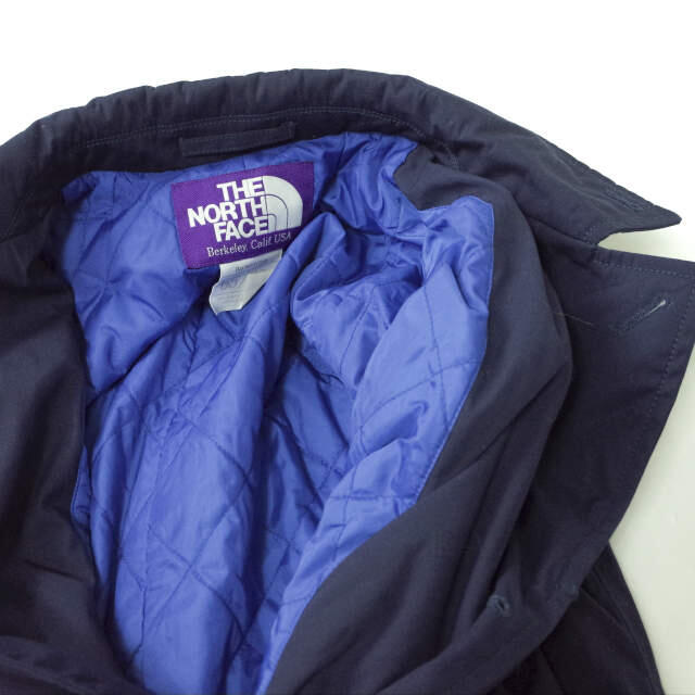 THE NORTH FACE PURPLE LABEL x BEAMS ザ・ノースフェイス パープルレーベル ビームス 別注 65/35 Bayhead Cloth Soutain Collar Coat ベイヘッドクロス ステンカラーコート NY2378N M ネイビー nanamica 中綿 PRIMALOFT アウター【中古】【THE NORTH FACE PURPLE LABEL】 メンズのジャケット/アウター(ステンカラーコート)の商品写真