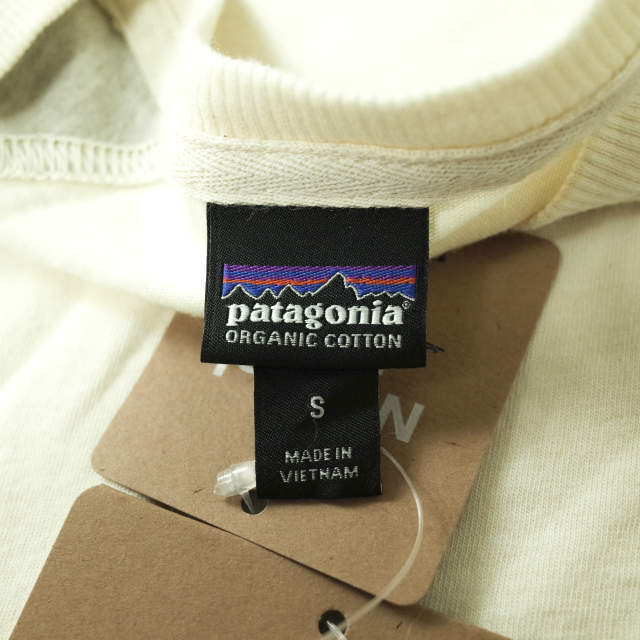 PATAGONIA パタゴニア 2017年製 M's L/S Clean Color Tee ツートーンラグランロングスリーブTシャツ 52740 S Clean Pomegranate Grey 長袖 オーガニックコットン クルーネック トップス【新古品】【PATAGONIA】