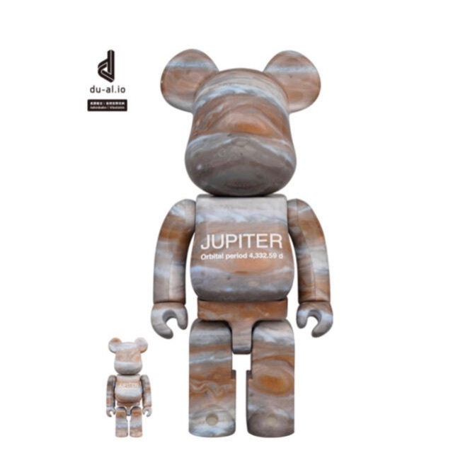 JUPITER BE@RBRICK 100％ & 400％MEDICOMTOY