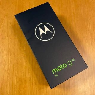 新品未使用　Motorola モトローラ moto g52j 5G インクブラッ(スマートフォン本体)