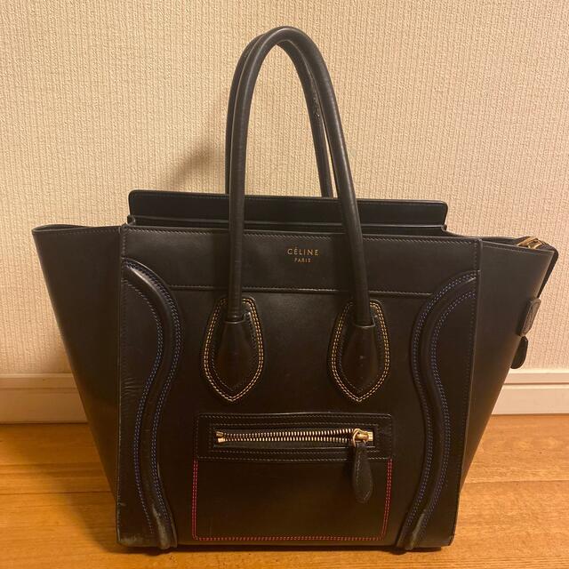 最安値挑戦! celine - セリーヌ ラゲージ マイクロ ハンドバッグ