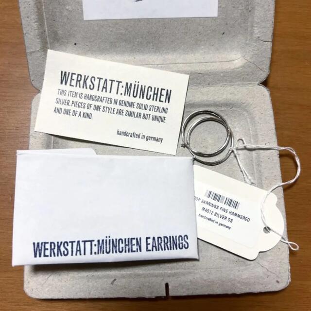 WERKSTATT:MUNCHEN Earrings Fine Hammeredレディース