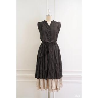 Her lip to - herlipto Two-Tone Midsummer Dress blackの通販 by たま ...