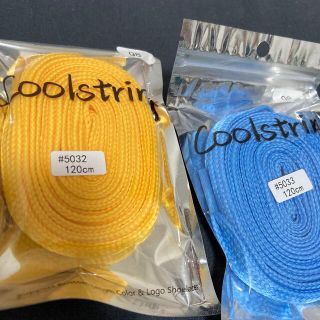 新品未使用送料無料　fat shoe lace イエロー　黄色(スニーカー)