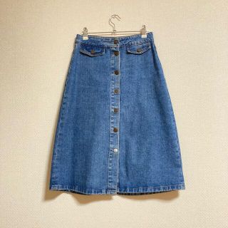 ザラ(ZARA)の《最終値下げ》✨美品✨ZARA◇フレアデニムスカート(ロングスカート)