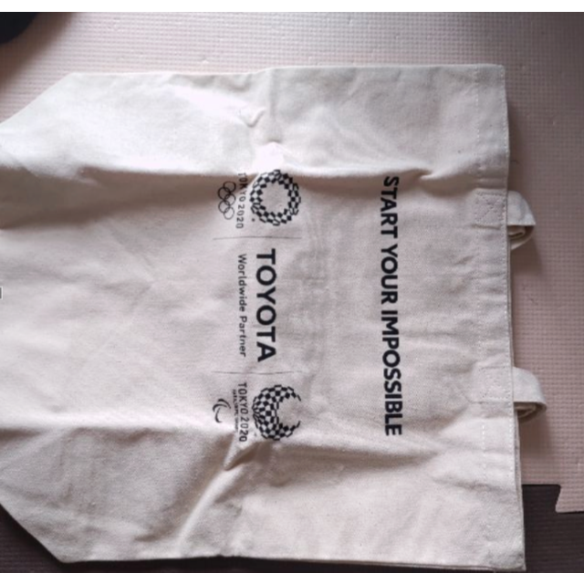トヨタ(トヨタ)の新品・未開封 トヨタ エコバッグ オリンピック TOYOTA レディースのバッグ(エコバッグ)の商品写真